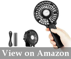 rechargeable handheld fan reviews