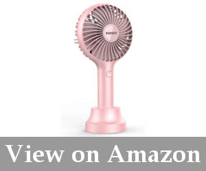 battery operated portable desk fan