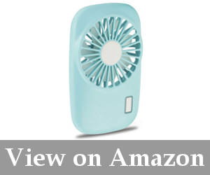 tiny adjustable pocket fan for indoor and outdoor use